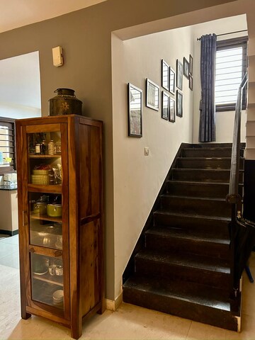 Staircase in 4 BHK Apartment at Krishna Northwoods, Chokkanahalli – for Rent
