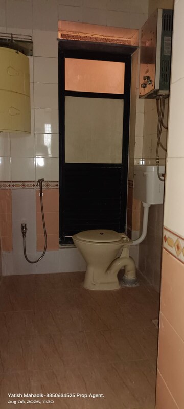 Bathroom in 1 BHK Apartment at Pride Park, Dhokali – for Rent