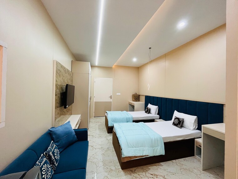 Bedroom, ambika-eklavya Studio 418 Sq.Ft. Apartment In Pratap Nagar Jaipur 9052053