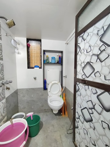 Bathroom in 1 BHK Apartment at Ambika Dham CHS Dombivli, Dombivli East – for Rent