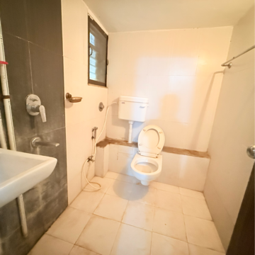 Bathroom in 1 BHK Apartment at Morya Garden Residency, Vichumbe – for Rent