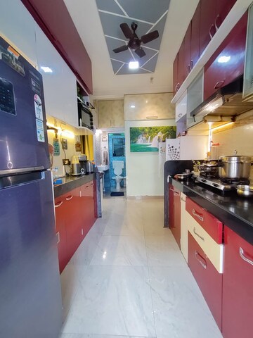 Kitchen in 1.5 BHK Apartment at Shankeshwar Lake View, Thakurli – for Rent