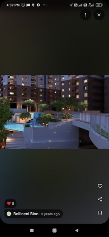 3 BHK Apartment For Rent in Bollineni Bion, Kothaguda