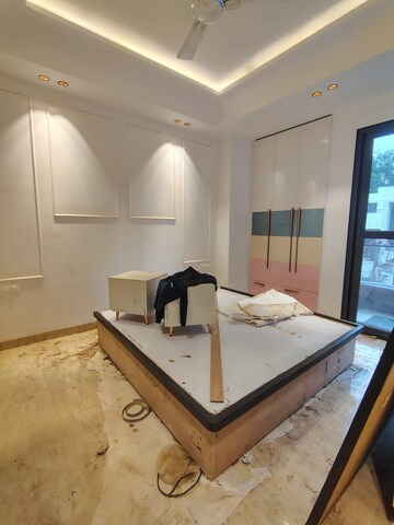 Living Room in 3 BHK Builder Floor at Shivalik Colony – for Rent