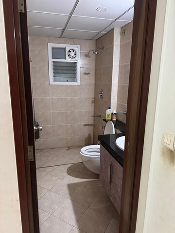 Bathroom in 3 BHK Apartment at Saroj White Sands, Marathahalli – for Rent