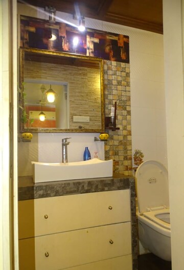 Bathroom in 3 BHK Apartment at Versova – for Rent
