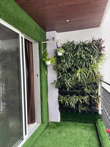Balcony in 2 BHK Apartment at Godrej Infinity, Keshav Nagar – for Rent