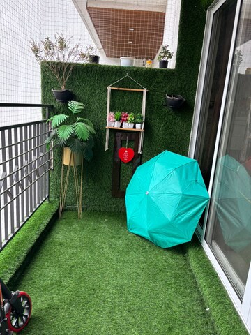 Balcony in 2 BHK Apartment at Godrej Infinity, Keshav Nagar – for Rent
