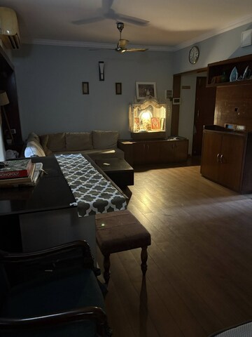 Living Room in 3 BHK Apartment at Versova Heights, Versova – for Rent