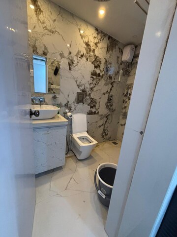 Bathroom in 3 BHK Apartment at Four Bunglows – for Rent
