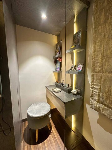 Staircase in 3 BHK Apartment at Lokhandwala Complex, Andheri West – for Rent
