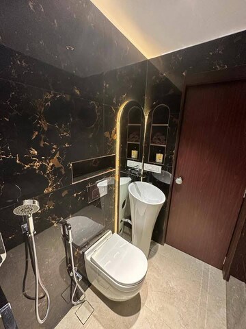 Bathroom in 3 BHK Apartment at Lokhandwala Complex, Andheri West – for Rent