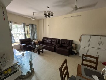 Living Room in 3 BHK Apartment at Versova Heights, Versova – for Rent