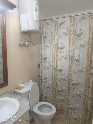 Bathroom in 3 BHK Apartment at Unitech Palms, South City 1 – for Rent