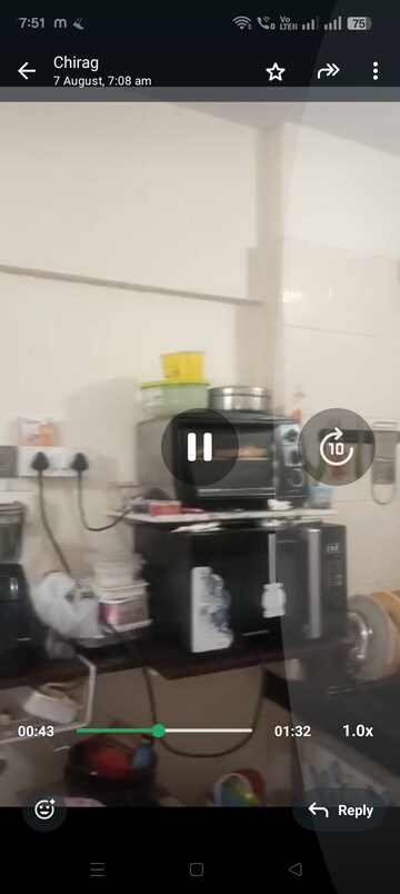 Kitchen in 1 BHK Apartment at Ashok Avenue Marol, Marol – for Rent