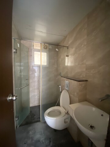 Bathroom in 3 BHK Apartment at Pharande Puneville, Punawale – for Rent