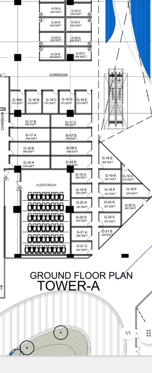Floor Plan in  Shop at Splendor Onyx Blue, Sector 142 – for Sale