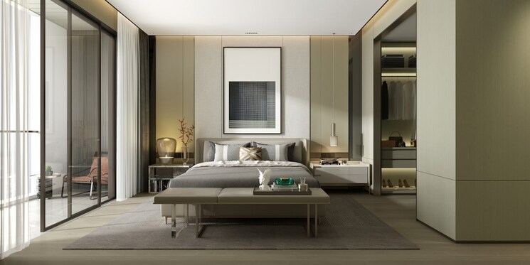 Bedroom, godrej-vrikshya 4 Bedroom 3691 Sq.Ft. Apartment In Sector 103 Gurgaon 9052492