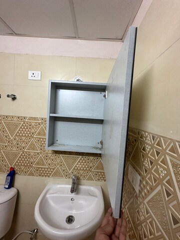 Bathroom in 3 BHK Apartment at Amrapali Golf Homes, Sector 4 Greater Noida – for Rent