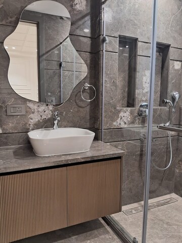 Attached Bathroom in 3 BHK Apartment at Sarvapriya Vihar – for Rent