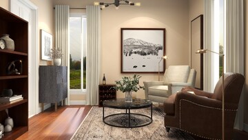 Living Room in 2 BHK Apartment at Godrej 101, Sector 79 – for Sale