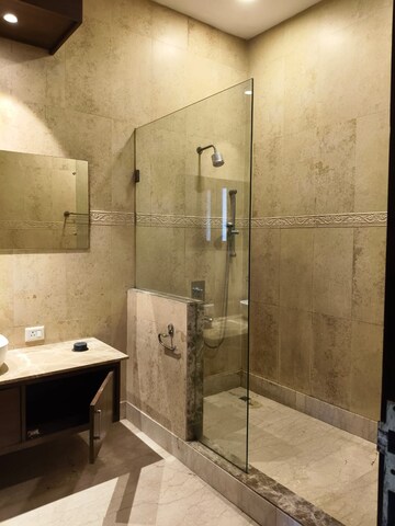 Bathroom in 4 BHK Builder Floor at Panchsheel Park – for Rent