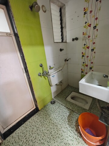 Bathroom in 2 BHK Apartment at Platinum Balaji Kalash, Nerul – for Rent