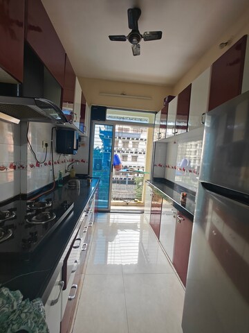 Kitchen in 2 BHK Apartment at Mistry Infinite Residency, Nerul – for Rent