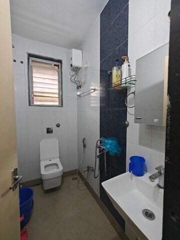 Bathroom in 2 BHK Apartment at Mistry Infinite Residency, Nerul – for Rent