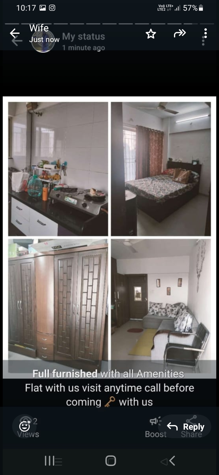 1 BHK + Pooja Room Apartment For Rent in Suyog Nisarg