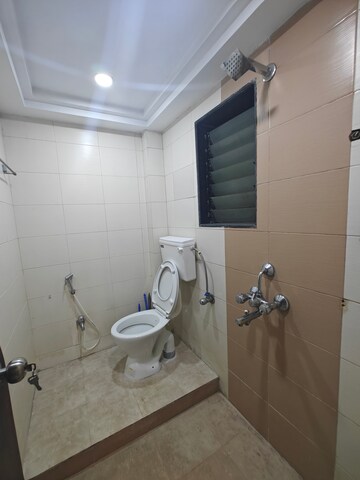 Bathroom in 2 BHK Apartment at Gahlot Majesty and Avenue CHS, Seawoods – for Rent