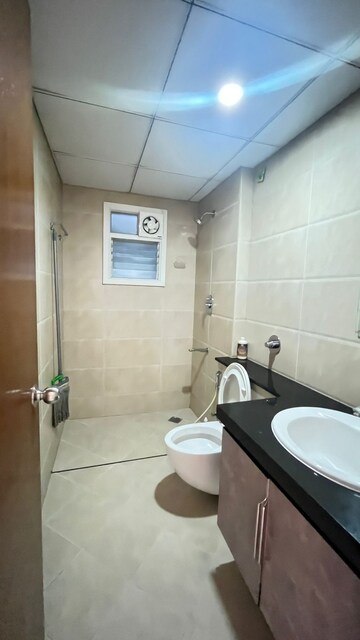 Bathroom in 3 BHK Apartment at Sobha Cinnamon, Sarjapur Road – for Rent