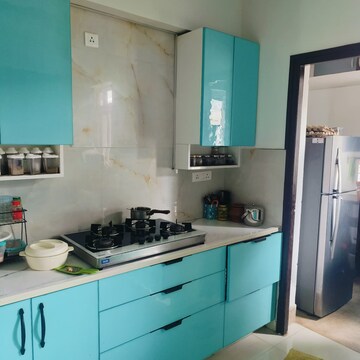 Kitchen in 3 BHK Apartment at SJR Blue Waters, Off Sarjapur Road – for Rent