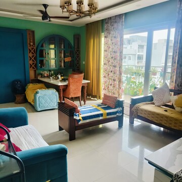 Living Room in 3 BHK Apartment at SJR Blue Waters, Off Sarjapur Road – for Rent