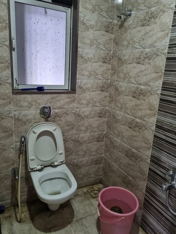 Bathroom in 1 BHK Apartment at Crescent Solitaire, Sakinaka – for Rent