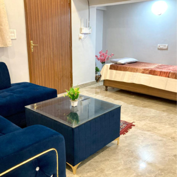 Bedroom in 1 BHK Builder Floor at Malviya Nagar – for Rent