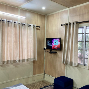 Living Room in 1 BHK Builder Floor at Malviya Nagar – for Rent
