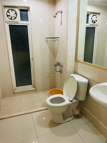 Bathroom in 3 BHK Apartment at Hiranandani Tribeca, Ghodbunder Road – for Rent