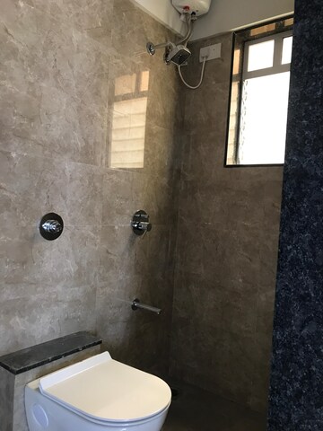 Bathroom in 2 BHK Apartment at N K Mayaank Heights, Borivali West – for Rent