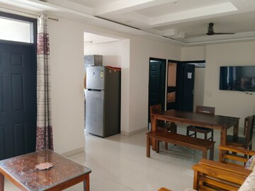 Living Room in 3 BHK Apartment at Golden Sand Apartments, Dhakoli – for Sale