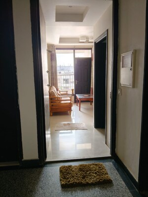 Building Lobby in 3 BHK Apartment at Golden Sand Apartments, Dhakoli – for Sale