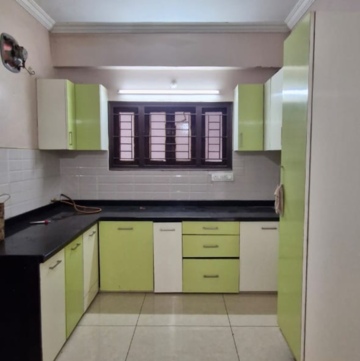 Kitchen in 3 BHK Builder Floor at Kondapur – for Rent