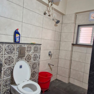 Bathroom in 3 BHK Builder Floor at Kondapur – for Rent