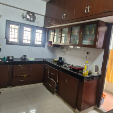 Kitchen in 3 BHK Builder Floor at Kondapur – for Rent