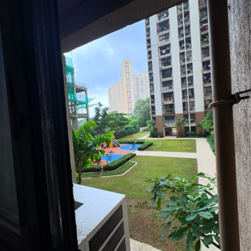 Balcony in 1 BHK Apartment at Lodha Quality Home Tower 2, Saket Complex – for Rent