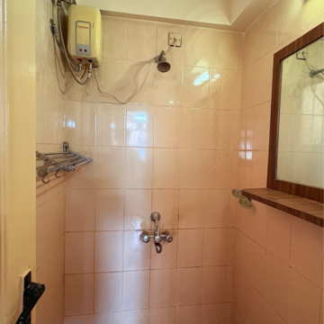 Bathroom in 1 BHK Apartment at Hiranandani Estate Oyster, Anu Nagar – for Rent