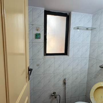 Bathroom in 1 BHK Apartment at Hiranandani Estate Oyster, Anu Nagar – for Rent