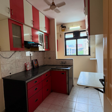 Kitchen in 1 BHK Apartment at Hiranandani Estate Oyster, Anu Nagar – for Rent