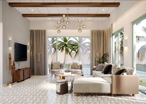 Living Room in 5 BHK Villa at Candolim – for Sale