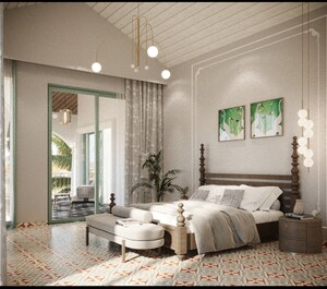 Living Room in 5 BHK Villa at Candolim – for Sale